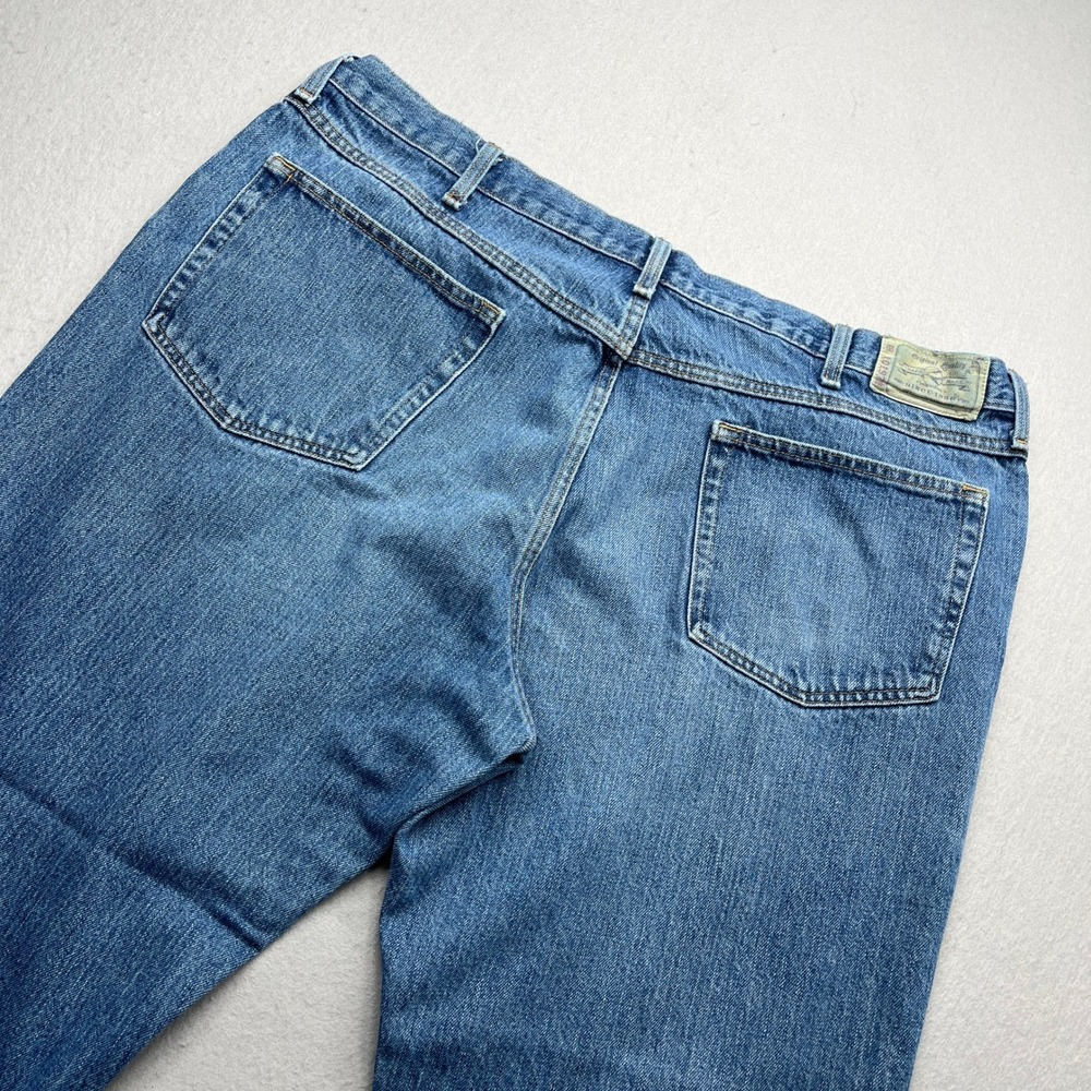 RedHead Easy Fit Blue Jeans Mens 44x30 Medium Wash Straight Leg Denim